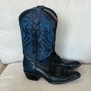 Circle G vintage cowboy boots blue*